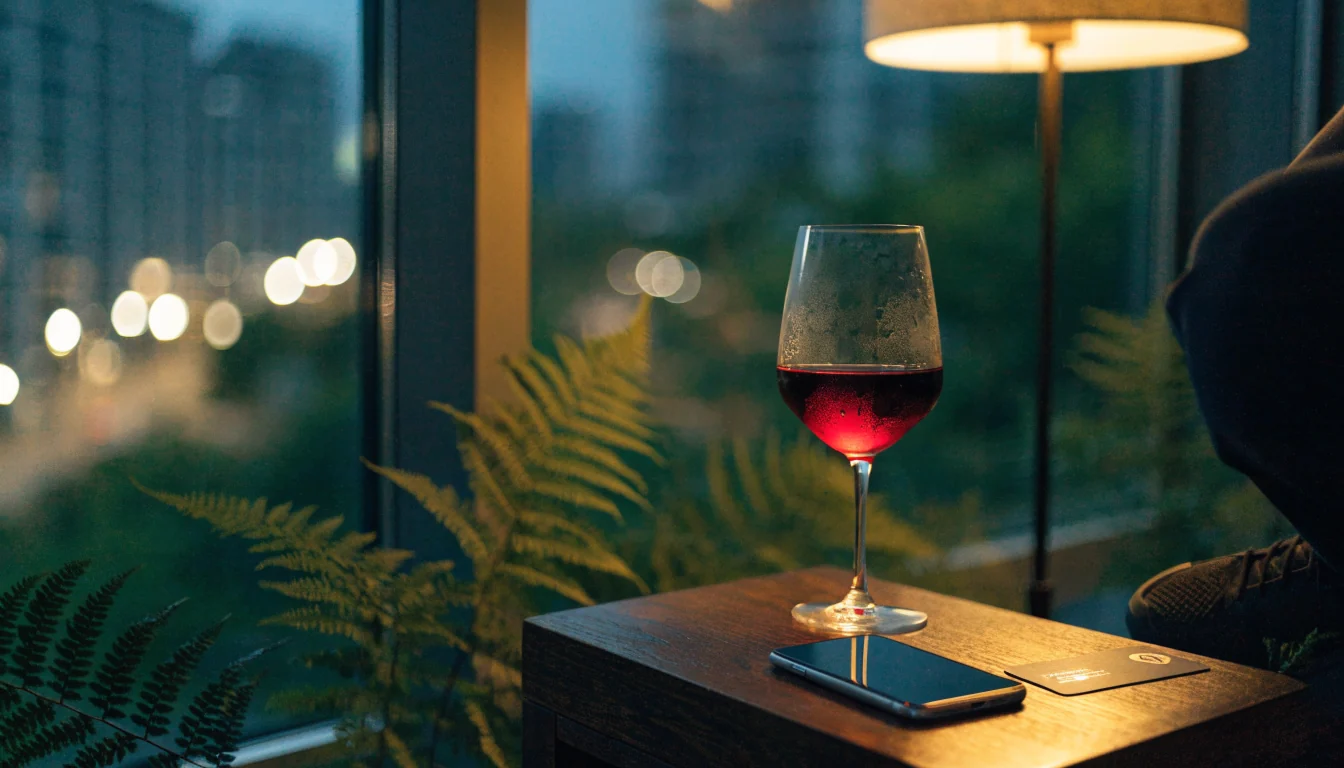 New Zealand apartment scene with smartphone and Neteller card on a table